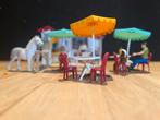 Schleich ruitercafe speelset, Verzamelen, Speelgoed, Ophalen of Verzenden, Zo goed als nieuw