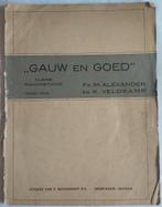 bladmuziek Gauw en Goed Kleine pianomethode Alexander Veldka, Gebruikt, Overige soorten, Ophalen of Verzenden, Piano