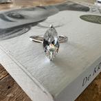 Zilveren 925 ring met grote mooie steen maat 18~ / 56, 18 tot 19, Nieuw, Ophalen of Verzenden, Dame