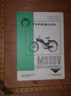 Typeblad Puch MS50V, Ophalen of Verzenden, Zo goed als nieuw