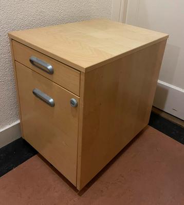 Ikea Galant berken ladekast op wieltjes - afbeelding 1