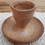 Frans gres eierdopje met onderschoteltje, Vallaurius, -, Keramiek, -, Overige typen