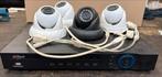 Dahua NVR met 4 IP camera's + HDD, Audio, Tv en Foto, Videobewaking, Ophalen of Verzenden, Gebruikt, Buitencamera