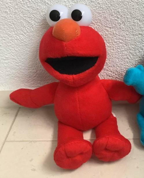 Sesamstraat Elmo pluche knuffel 30 cm, Kinderen en Baby's, Speelgoed | Knuffels en Pluche, Overige typen, Ophalen of Verzenden