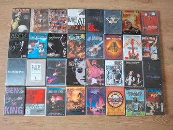 Muziek DVD Collectie - 32 DVDs  beschikbaar voor biedingen