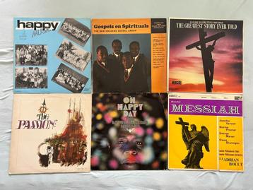 18 LP's Gospel en musical (ook per stuk te koop) beschikbaar voor biedingen