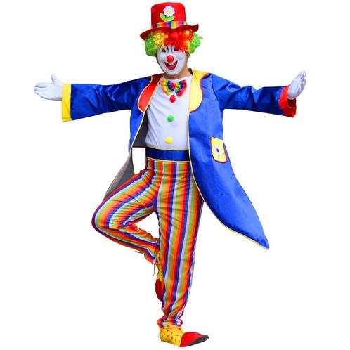 Blauw Clownskostuum voor Heren – Jas, Hoed & - Maat L, Kleding | Heren, Carnavalskleding en Feestkleding