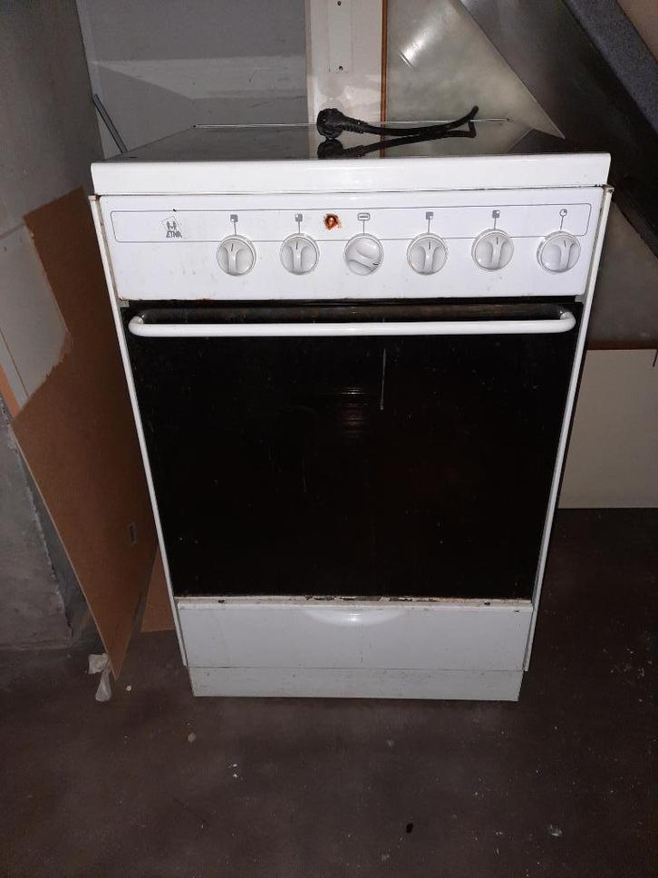 gratis gasfornuis, Witgoed en Apparatuur, Fornuizen, Gebruikt, Vrijstaand, Gas, 4 kookzones, 85 tot 90 cm, 60 cm of meer, Grill
