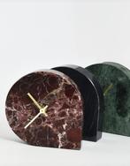 AYTMStilla klok marmer zwart gevlamd, Ophalen of Verzenden, Nieuw, Analoog, Staande klok