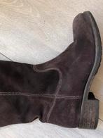 Te koop: leren overknee laarzen, gevoerd, bruin, maat 38, Ophalen of Verzenden, Zo goed als nieuw, Bruin, Hoge laarzen