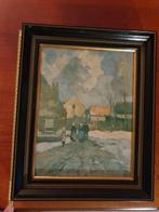 Prent van Louis W van Soest, straatleven, mooi lijst, Antiek en Kunst, Ophalen