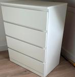 Ikea Malm ladekast wit, Ophalen, Gebruikt, 50 tot 100 cm, 3 of 4 laden