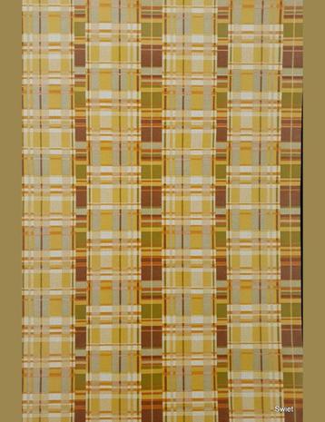 5597 geruit seventies behang warm retro plaid stijl swiet    beschikbaar voor biedingen