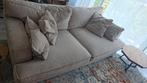 2 zitbank beige, Ophalen, Gebruikt, 100 tot 125 cm, Tweepersoons