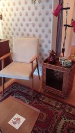 Scandinavisch vintage fauteuil, Huis en Inrichting, Fauteuils, Gebruikt, Scandinavisch vintage, Hout, Ophalen