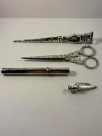 Lot zilveren naaigarnituur, Antiek en Kunst, Antiek | Goud en Zilver, Ophalen of Verzenden, Zilver