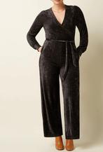 Nieuw King Louie Zita jumpsuit Neve M fluweel, Kleding | Dames, Maat 38/40 (M), Verzenden, Zwart, Nieuw