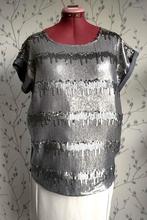 ONE TWO LUXZUZ Feestelijk, Byz. Shirtje maat 42 ( Nieuw), Kleding | Dames, Maat 42/44 (L), Nieuw, Ophalen of Verzenden, Korte mouw