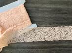 nr 842) Aanbieding mooi oud kant zalmkleurig 10 m € 7.00, Verzenden, Nieuw, Kant