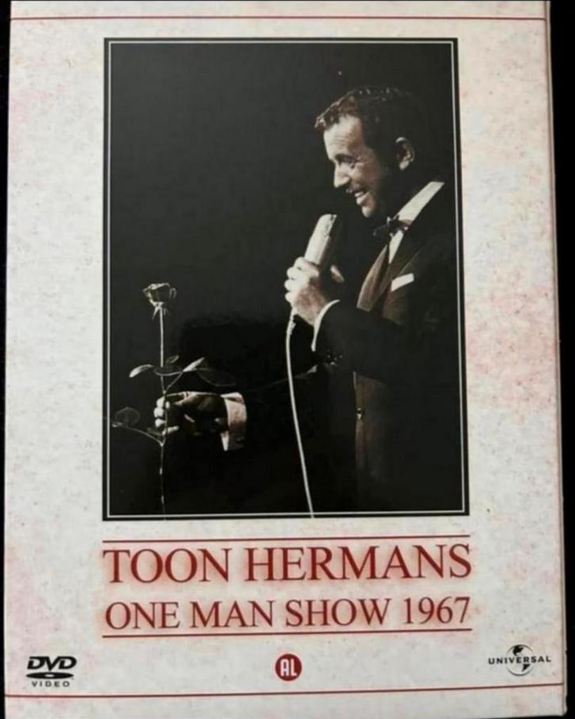Toon Hermans One man show 1967 Met mini poster DVD, Alle leeftijden, Ophalen of Verzenden, Gebruikt, Stand-up of Theatershow