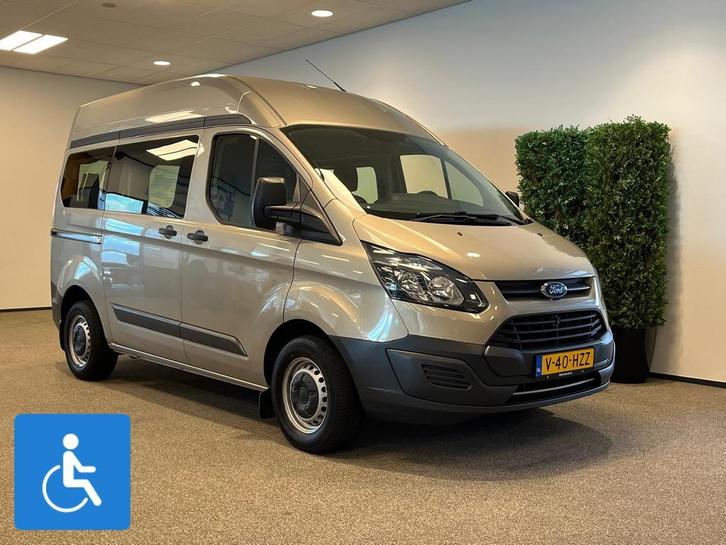 Ford Transit Custom L1H2 Rolstoelbus, Auto's, Bestelauto's, Bedrijf, Te koop, Aangepast voor mindervaliden, Boordcomputer, Centrale vergrendeling