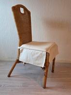 Rieten stoel, Huis en Inrichting, Stoelen, Ophalen, Zo goed als nieuw, Bruin, Eén