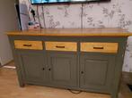 Olijfgroen Dressoir, Huis en Inrichting, Ophalen, Gebruikt, 100 tot 150 cm, Landelijk