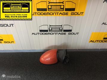 Mini Cabrio I ('04-'09)Buitenspiegel Rechts Oranje beschikbaar voor biedingen