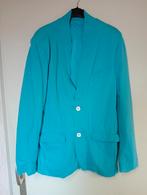 fel blauw colbert, Maat 52/54 (L), Carnaval, Ophalen of Verzenden, Kleding