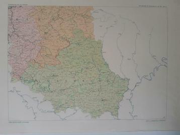 B111/ Plattegrond Luxemburg op 1-7-1817. Litho uit 1930 beschikbaar voor biedingen