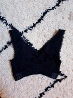 Nieuw naadloze BH top met kant en sluiting voor maat L/XL, Ophalen of Verzenden, Zwart, BH