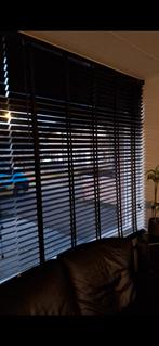 Houten jaloezieen, Huis en Inrichting, Ophalen of Verzenden, Zo goed als nieuw, Zwart, 200 cm of meer