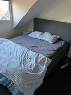 Boxspring, Huis en Inrichting, Slaapkamer | Boxsprings, 160 cm, Grijs, Gebruikt, Ophalen