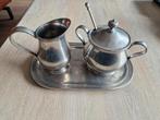 Melk en suiker setje van 95% zilver tin, Ophalen