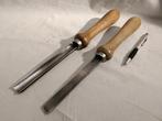 Mooie set van 2  draaibeitels, houtdraaibeitels, Antiek en Kunst, Antiek | Gereedschap en Instrumenten, Ophalen of Verzenden