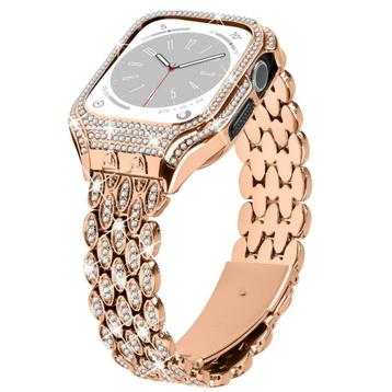 Apple watch series 9 metalen band goud rose zilver 41 mm  beschikbaar voor biedingen