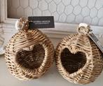 Riviera Maison rustic rattan kerstballen set., Diversen, Kerst, Ophalen of Verzenden