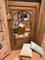 Prachtige India/Ibiza style spiegel!, Antiek en Kunst, Ophalen, Rechthoekig