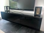 Ikea Besta TV Meubel Hoogglans Zwart - 180cm, Huis en Inrichting, Ophalen, 150 tot 200 cm, Minder dan 100 cm, 25 tot 50 cm