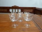 8 vintage champagnecoupes, Luminarc model Arabesque, Antiek en Kunst, Antiek | Glas en Kristal, Ophalen of Verzenden