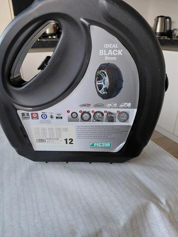 Nieuwe Sneeuwkettingen - IDEAL BLACK 9mm beschikbaar voor biedingen