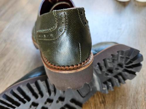 Salamander leren schoenen maat 38, Kleding | Dames, Schoenen, Zo goed als nieuw, Overige typen, Groen, Ophalen of Verzenden