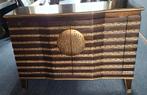 Chinees dressoir goud bruin, Huis en Inrichting, Kasten | Dressoirs, Ophalen, 100 tot 150 cm, Chinees, 25 tot 50 cm