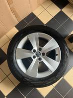 Skoda Scala 16 inch velgen met zomerbanden Continental Set, Auto-onderdelen, Ophalen, Gebruikt, 16 inch, Banden en Velgen