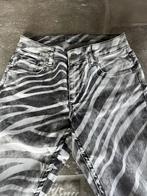 Capsize spijkerbroek jeans animal print The Sting mt 27 / XS, The Sting, Zwart, Ophalen of Verzenden, Zo goed als nieuw