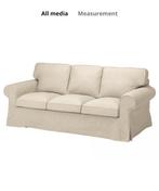 Couch/Sofa - 3 Seats IKEA EKTORP, Ophalen, Gebruikt, Driepersoons, 200 tot 250 cm