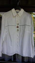blouse Meico landhaus look, wit, mt. 46, lengte 69 cm, lees!, Wit, Maat 46/48 (XL) of groter, Ophalen of Verzenden, Zo goed als nieuw