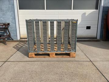 Euro Pallet  met inklapbaar opzet stuk. Box beschikbaar voor biedingen