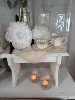 Foley Dainty koffie thee taart en roomstel 1880 lila antiek, Antiek en Kunst, Antiek | Porselein, Ophalen of Verzenden