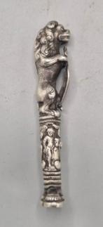 Mesheft Antiek 17e Eeuws Zilver Nederlands Leeuw Gekeurd, Antiek en Kunst, Antiek | Bestek, Ophalen of Verzenden